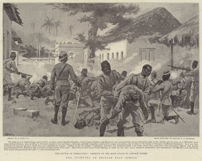 De Gevechten in Brits Oost-Afrika door Joseph Nash