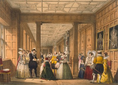 De galerij in Hatfield House, Hertfordshire, uit 