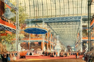 De opening van de Grote Tentoonstelling door koningin Victoria op 1 mei 1851, 1942 door Joseph Nash