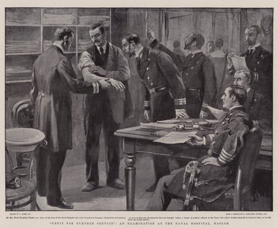 Ongeschikt voor verdere dienst, een onderzoek in het marinehospitaal, Haslar door Joseph Nash
