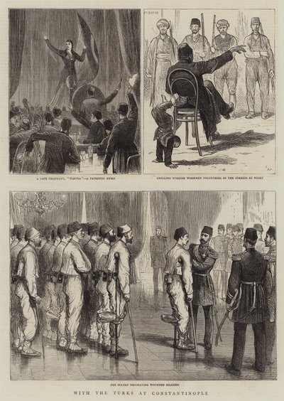 Met de Turken in Constantinopel door Joseph Nash