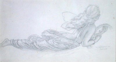 Een fee in vlucht door Joseph Noel Paton