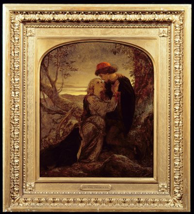Liefdesontmoeting door Joseph Noel Paton