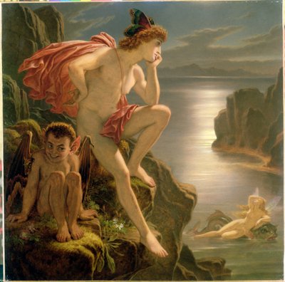 Oberon en de zeemeermin door Joseph Noel Paton