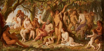 Het lied van Silenus door Joseph Noel Paton