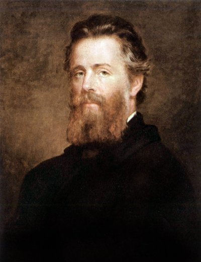 Herman Melville, ca. 1870 door Joseph Oriel Eaton