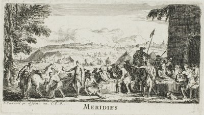 Middag, uit De Uren van de Dag door Joseph Parrocel