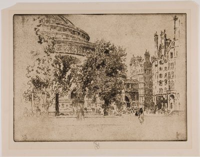 Albert Hall, Londen door Joseph Pennell