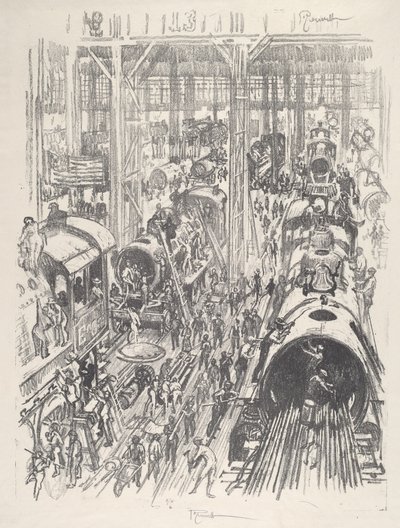 Motoren bouwen voor de geallieerden door Joseph Pennell