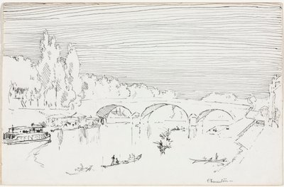 Charenton-le-Pont door Joseph Pennell