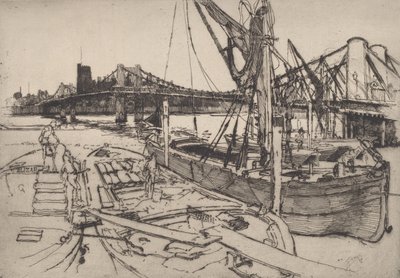 Chelsea, No.II, 1886 door Joseph Pennell