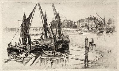 Chelsea, nr. 1, 1886 door Joseph Pennell