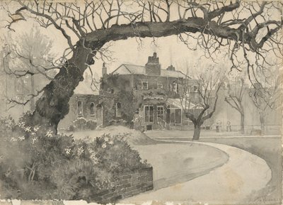 Chelsea Rectory door Joseph Pennell