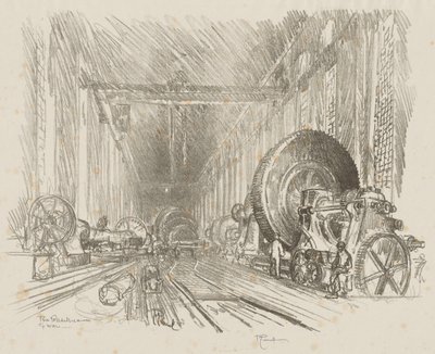 Engels Oorlogswerk: De Basiliek van de Oorlog door Joseph Pennell