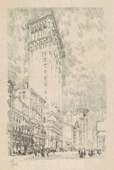 Flatiron Building door Joseph Pennell