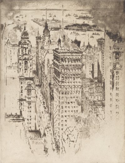 Gouden Kroonlijst, Nr. II, 1915 door Joseph Pennell