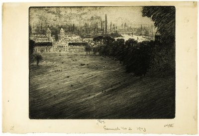 Greenwich Park, nr. 2 door Joseph Pennell