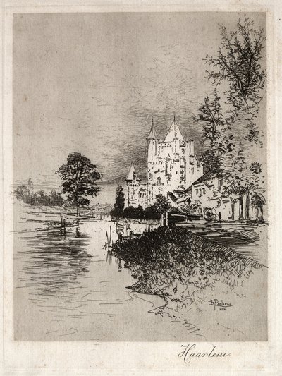 Haarlem, 1884 door Joseph Pennell