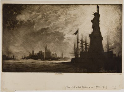 Heil Amerika door Joseph Pennell