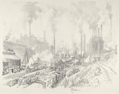 In het Land van IJzer en Staal door Joseph Pennell
