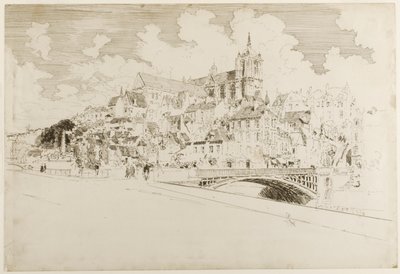 Le Mans door Joseph Pennell