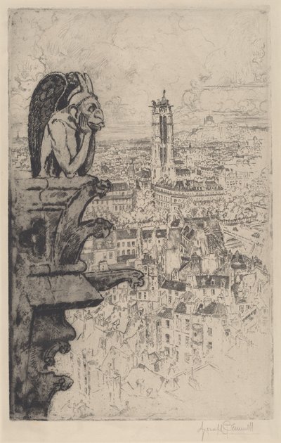 Le Stryge door Joseph Pennell