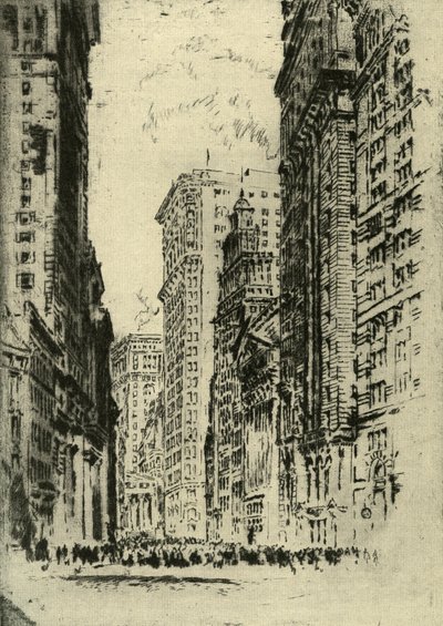 New York City door Joseph Pennell