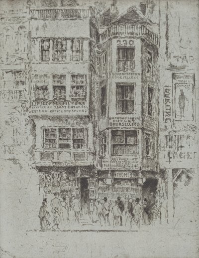 No. 230 Strand door Joseph Pennell