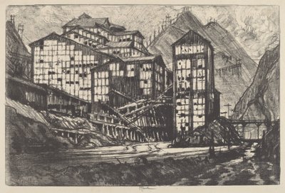 Oude miljoen ogen door Joseph Pennell