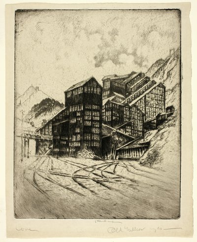 Oude miljoen ogen door Joseph Pennell