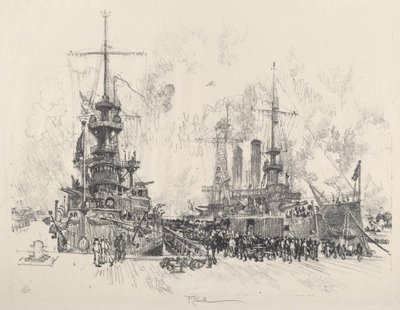 Klaar voor Dienst, 1917 door Joseph Pennell