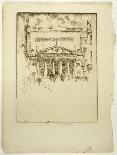 Royal Haymarket Theatre door Joseph Pennell