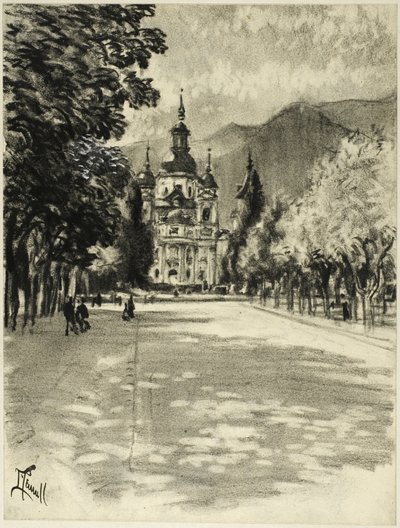 Sint Ildefonso door Joseph Pennell