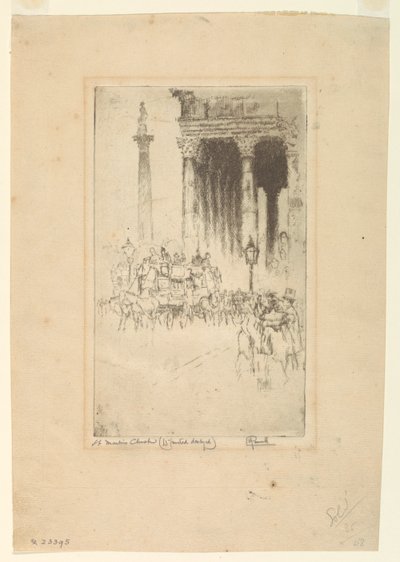Sint Martinus door Joseph Pennell