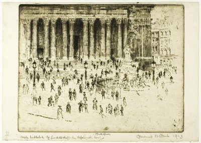Sint-Paulusbestrating door Joseph Pennell