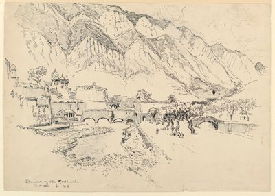 Bron van de Gordicchio door Joseph Pennell