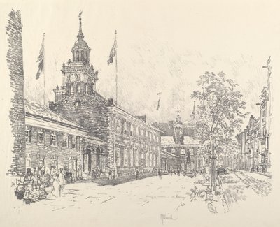 Staatsgebouwen door Joseph Pennell