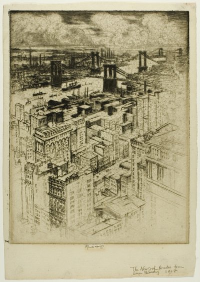 De bruggen door Joseph Pennell