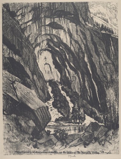 De kathedraal deur, 1912 door Joseph Pennell