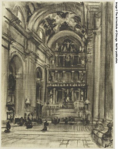 De vrolijke gotische kloosters, Toledo door Joseph Pennell