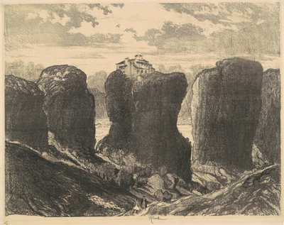 De Kliffen van de Drie-eenheid door Joseph Pennell