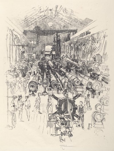 De Wapenfabriek door Joseph Pennell