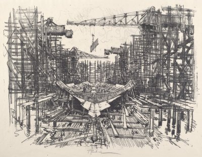 De Kiel door Joseph Pennell