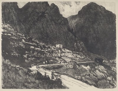 De Schitterende Rotsen, Delphi door Joseph Pennell