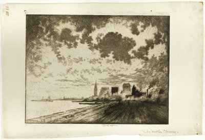 De Spoorwegen, Chicago door Joseph Pennell
