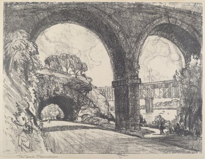 De Tunnel in het Park door Joseph Pennell