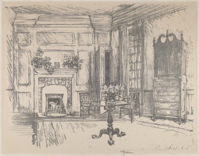 De Bovenkamer, Stenton door Joseph Pennell