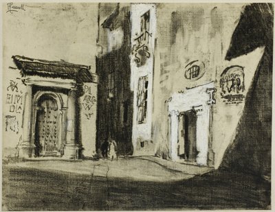 Straten van Toledo door Joseph Pennell