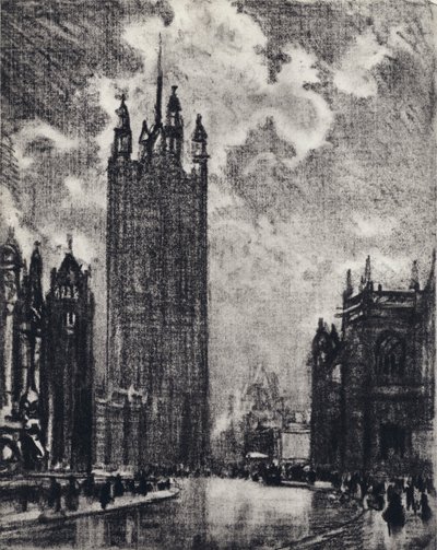 Victoria Tower door Joseph Pennell