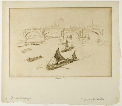 Waterloo Bridge door Joseph Pennell